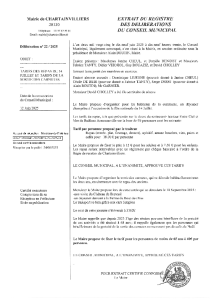 22-2025 TARIFS REPAS DU 14 JUILLET ET SORTIE DES CARNUTES